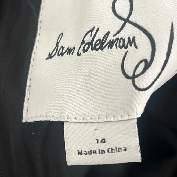 Sam Edelman Black Dress with Floral Embroidery - Picture 6 of 11